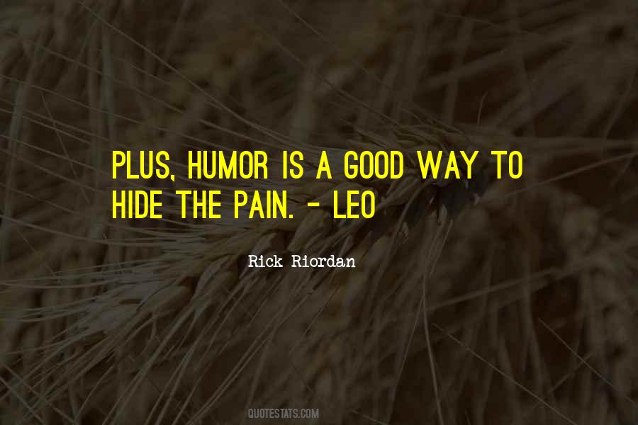 Hide The Pain Quotes #391328
