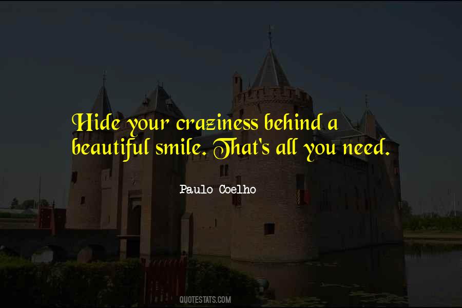 Hide The Smile Quotes #121428