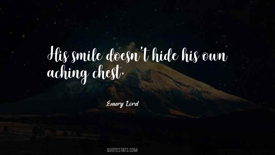 Hide The Smile Quotes #94149