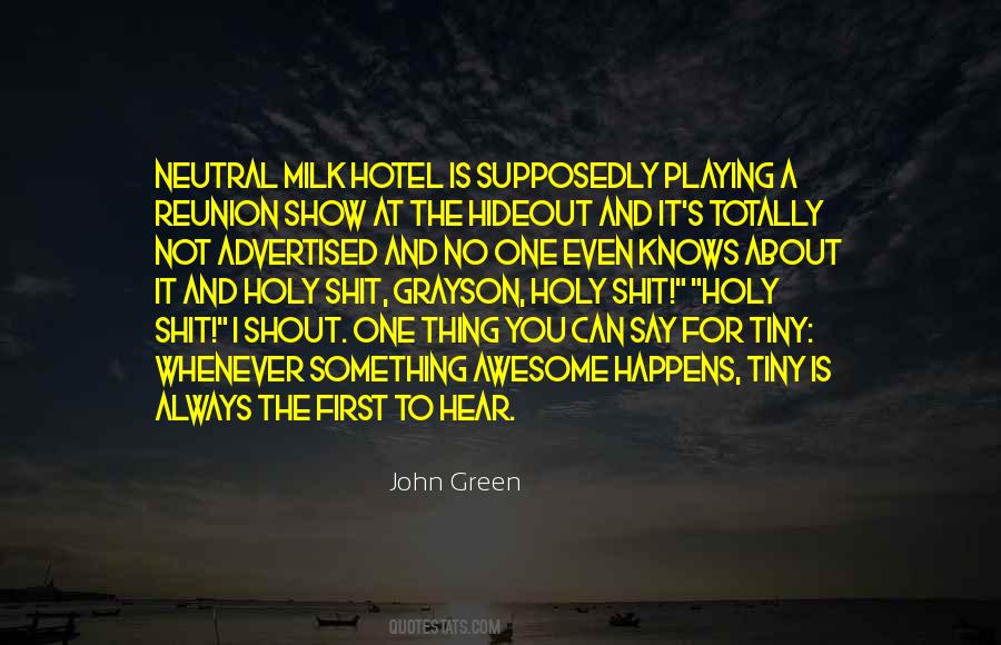 Hideout Quotes #1562816