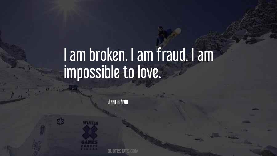 Quotes About Fraud In Love #1491314
