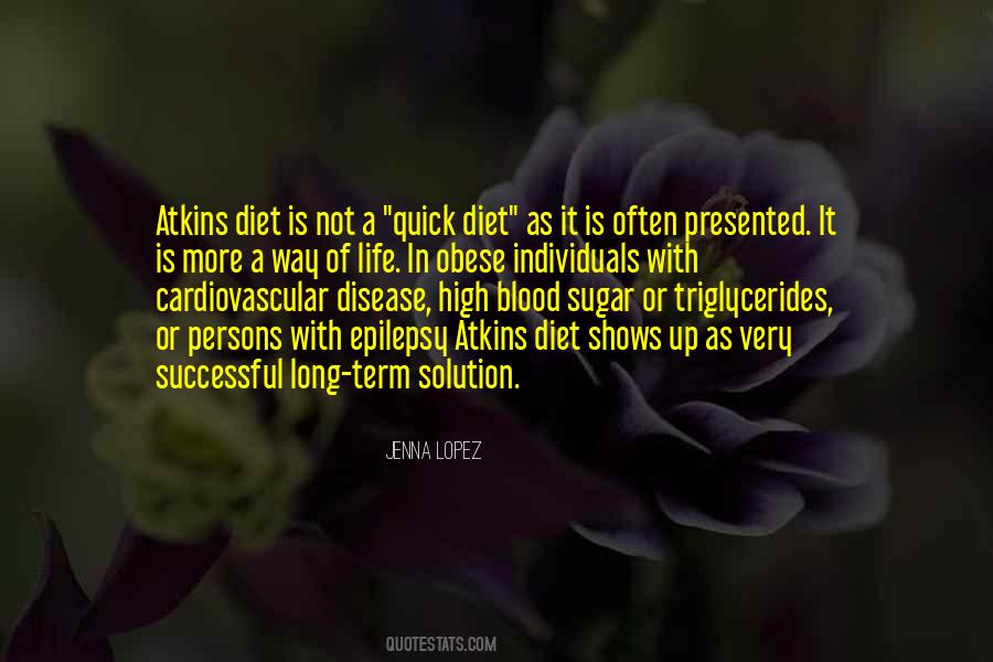 High Blood Sugar Quotes #1601898