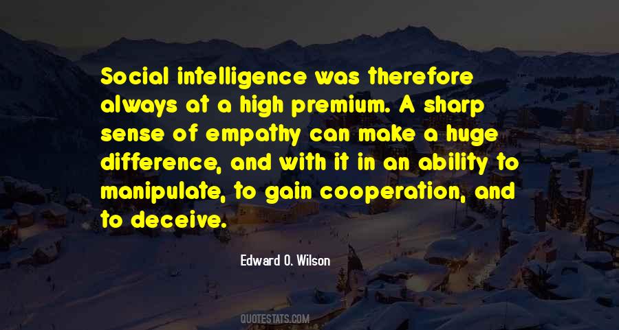 High Intelligence Quotes #934916