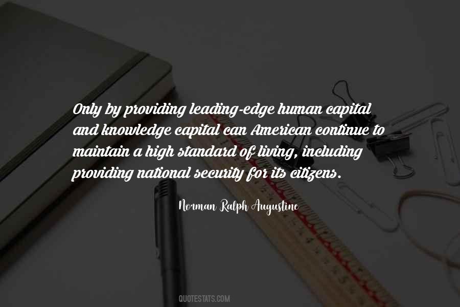 High Living Standard Quotes #1243581