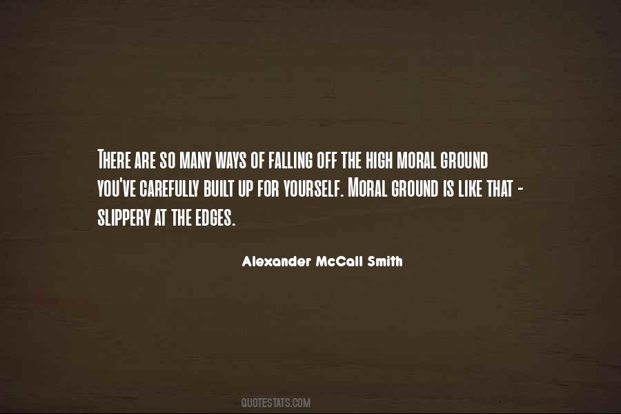 High Moral Ground Quotes #863688