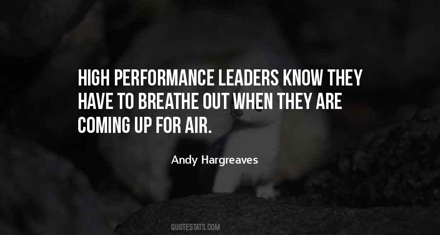 High Performance Leadership Quotes #1299205