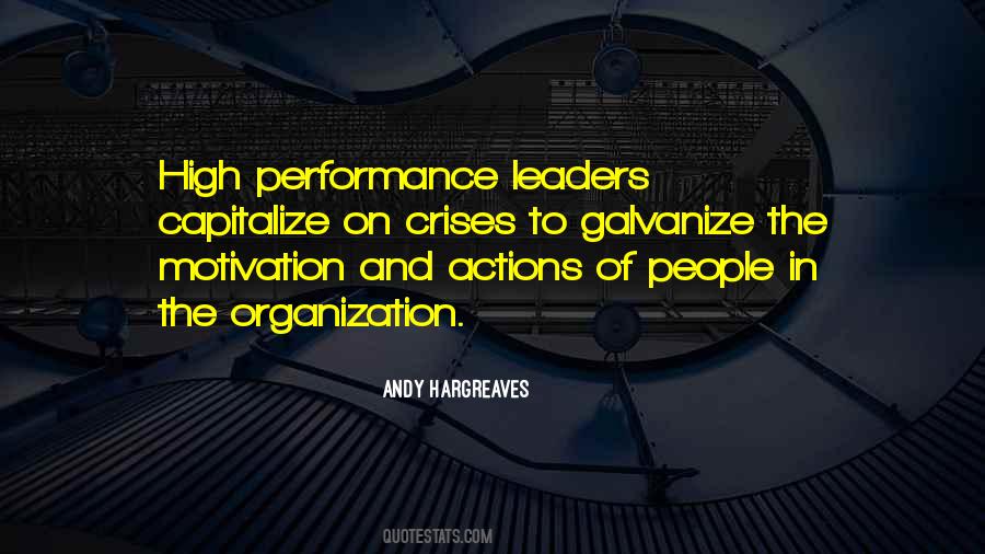 High Performance Organization Quotes #1220372