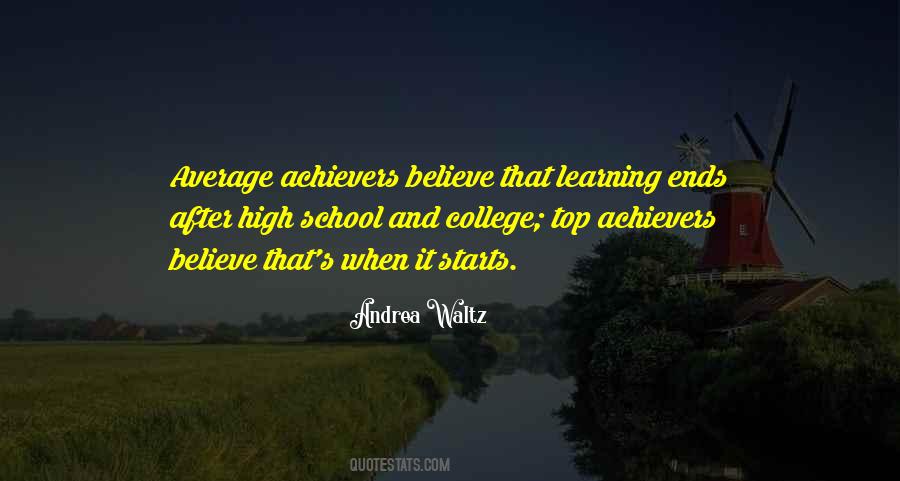 High School Ends Quotes #1542921