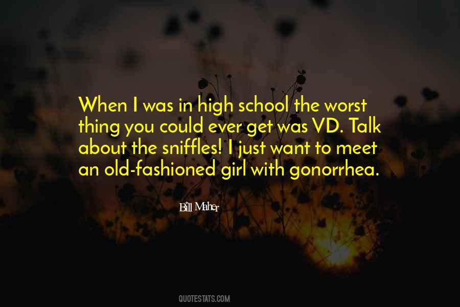 High School Girl Quotes #1192118