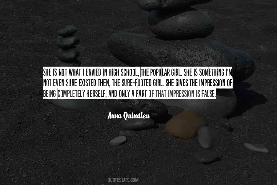 High School Girl Quotes #1388107