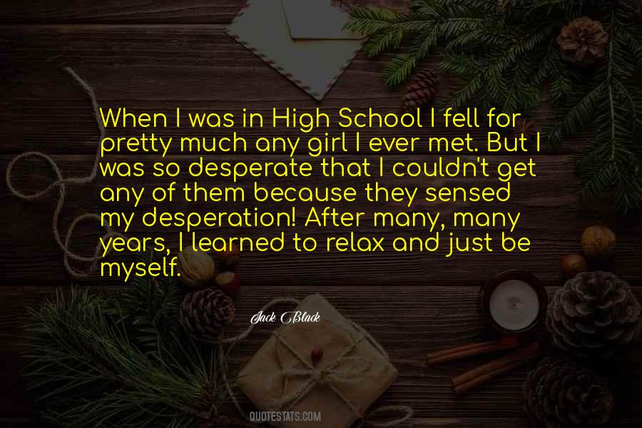 High School Girl Quotes #4724