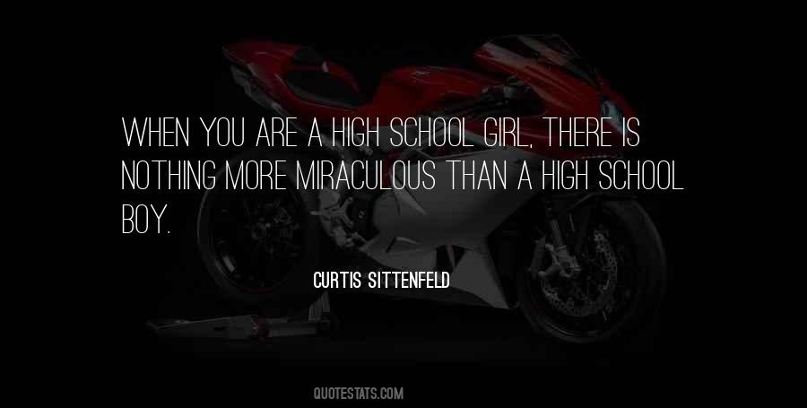 High School Girl Quotes #496385