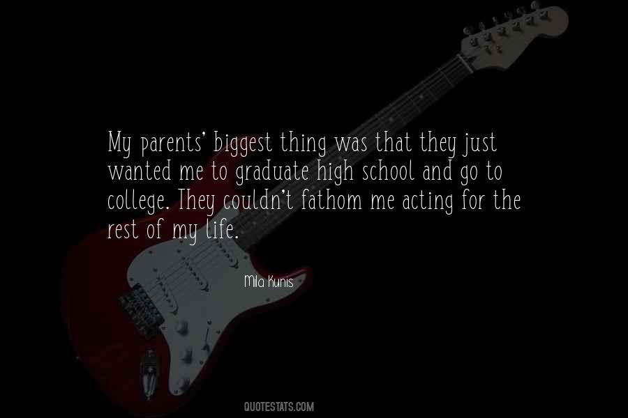 High School Graduate Quotes #1446727
