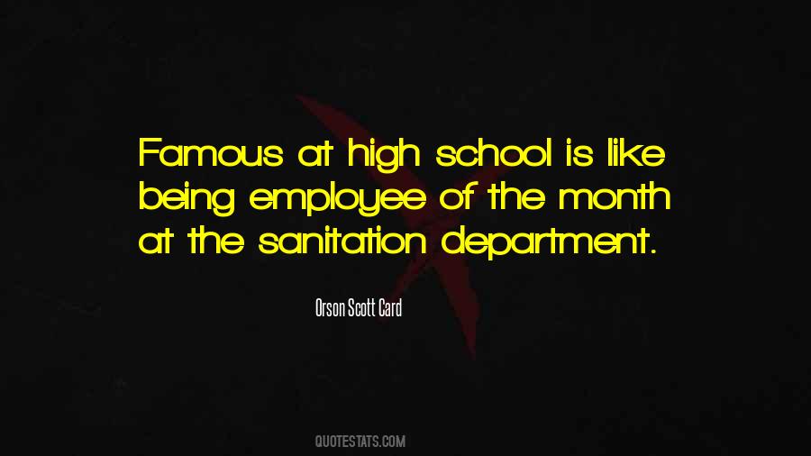 High School Is Quotes #1028552