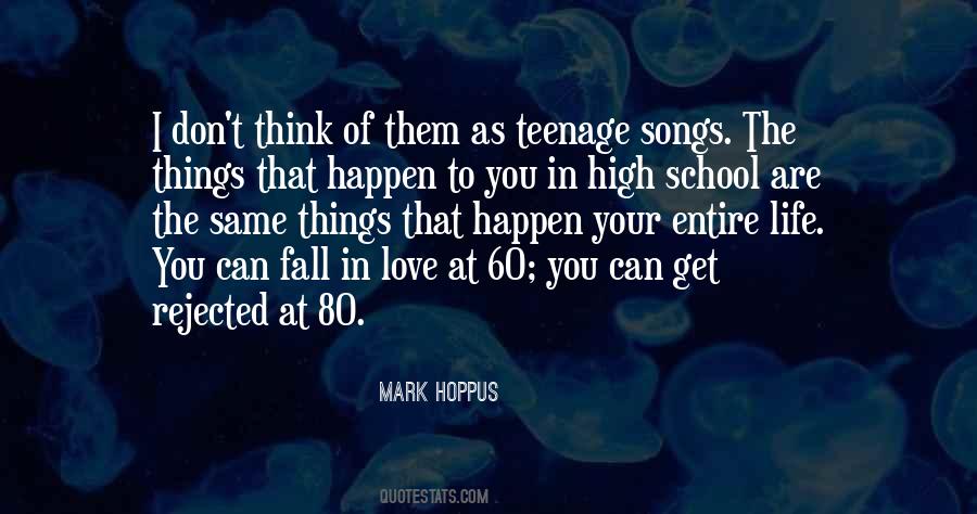 High School Life Sad Quotes #348509