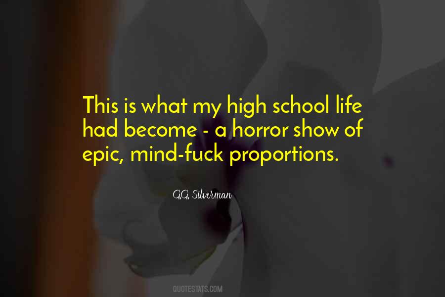 High School Life Sad Quotes #519232