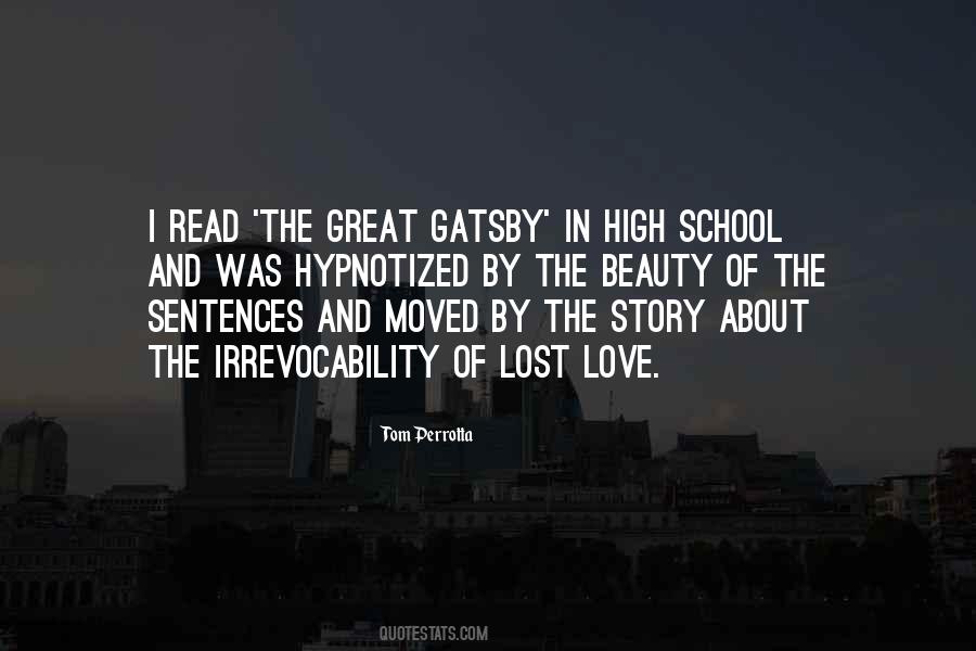 High School Love Story Quotes #1599687