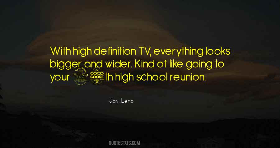 High School Reunion Quotes #1763799