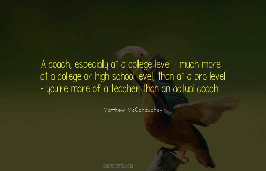 High School Teacher Quotes #518537