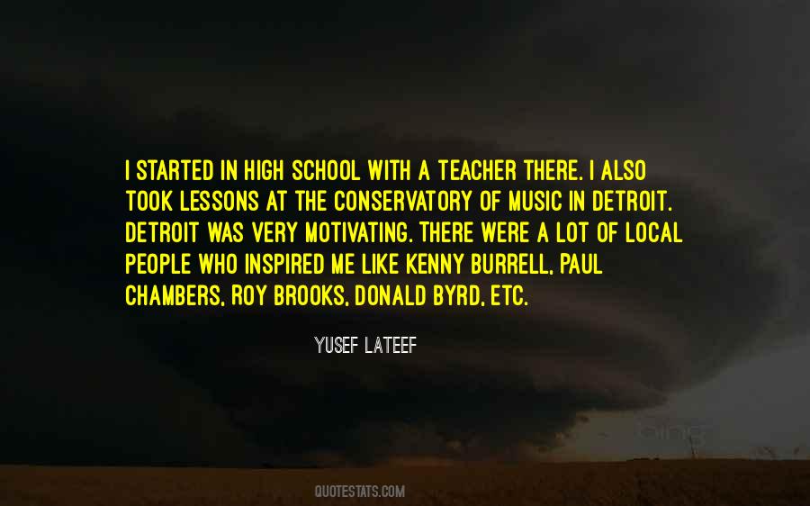 High School Teacher Quotes #881387