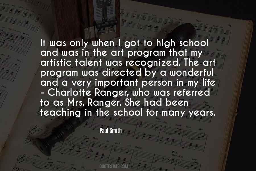 High School Teaching Quotes #1406269