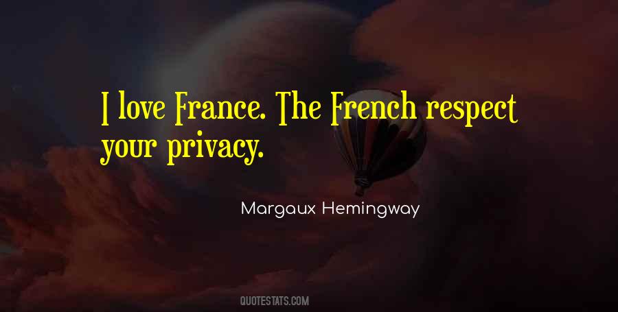 Quotes About France Love #382519