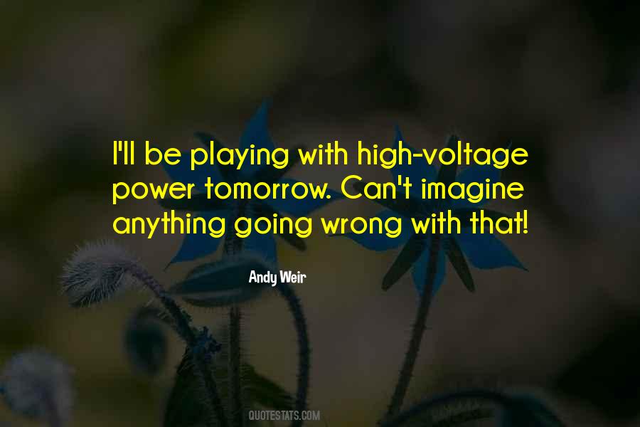 High Voltage Quotes #532895