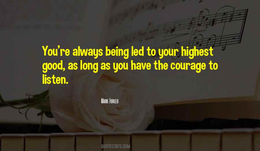 Highest Good Quotes #1365189