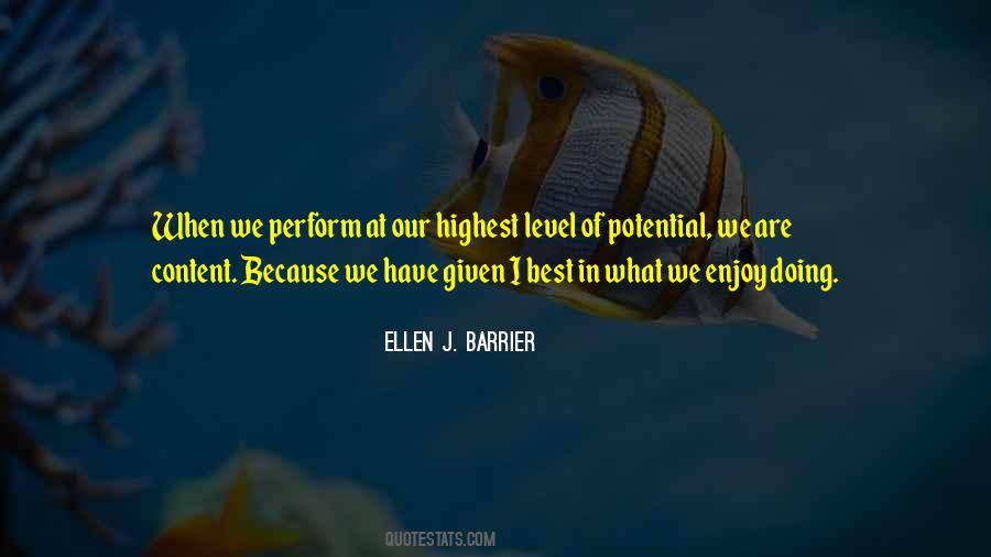 Highest Potential Quotes #1218810