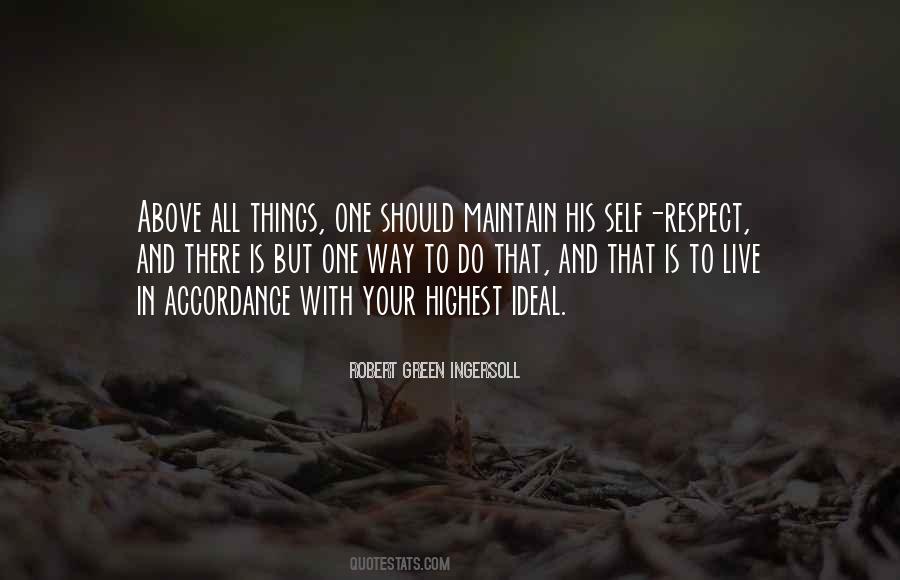 Highest Respect Quotes #503962
