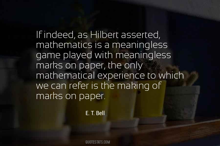 Hilbert Quotes #732074