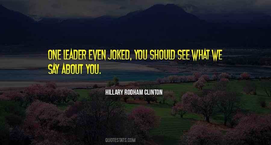 Hillary Rodham Quotes #286058