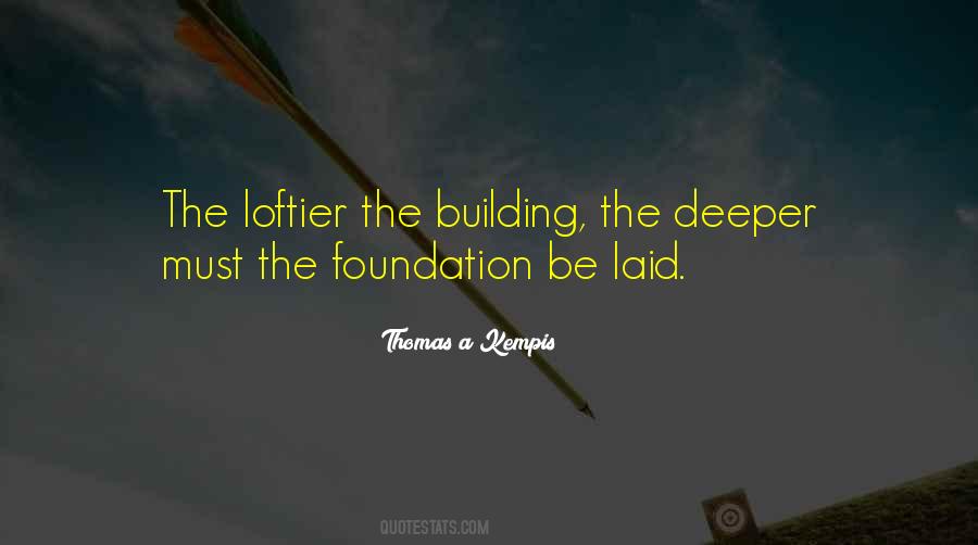 Quotes About Foundation Of A Building #340985