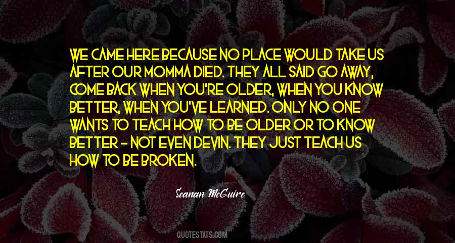 Quotes About Fosterlings #1786838