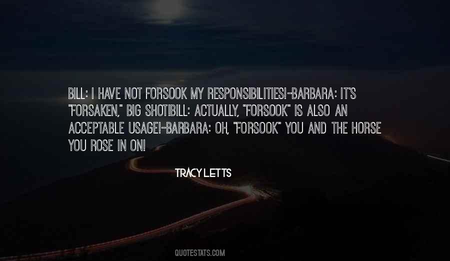 Quotes About Forsook #402002