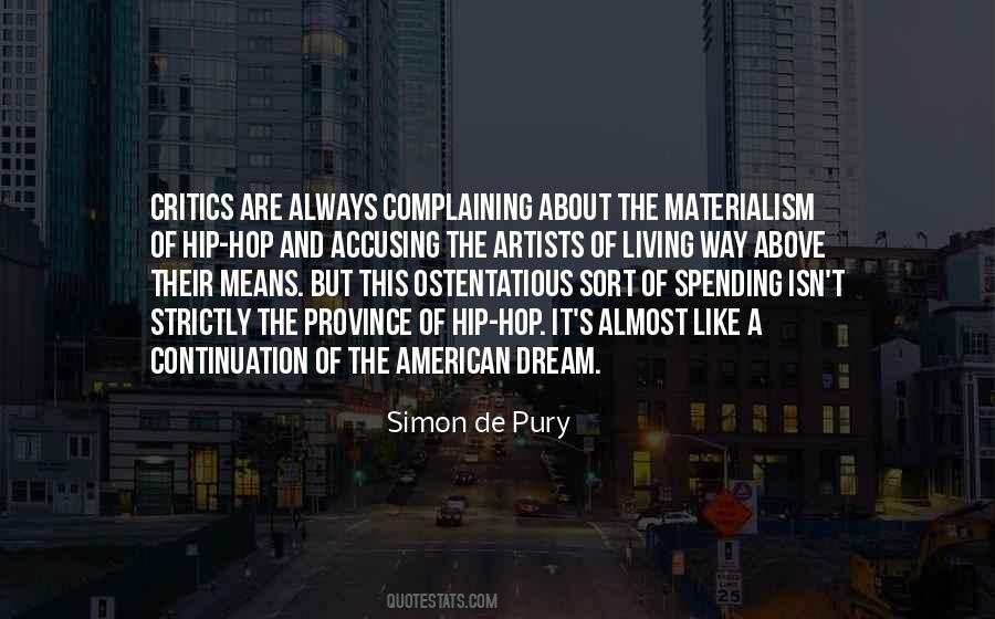 Hip Hop Artists Quotes #1674693