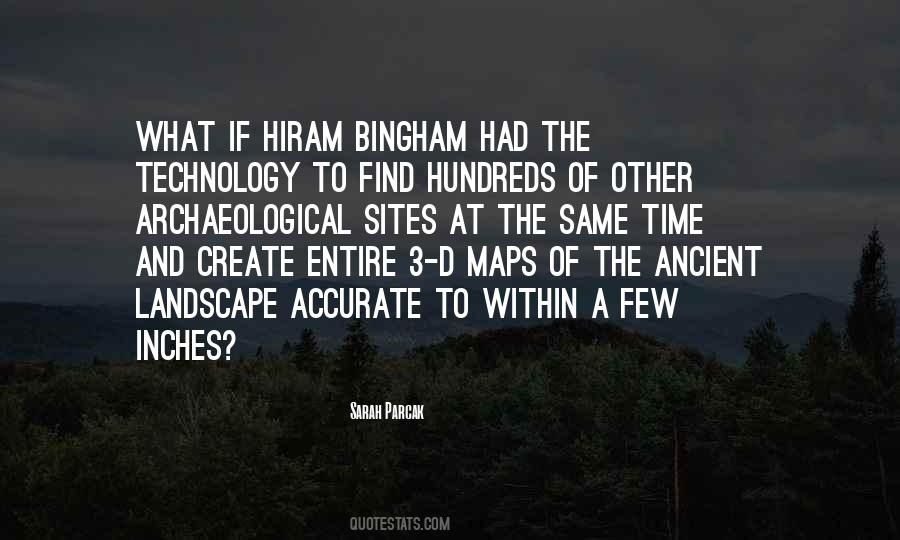 Hiram Bingham Quotes #1522852