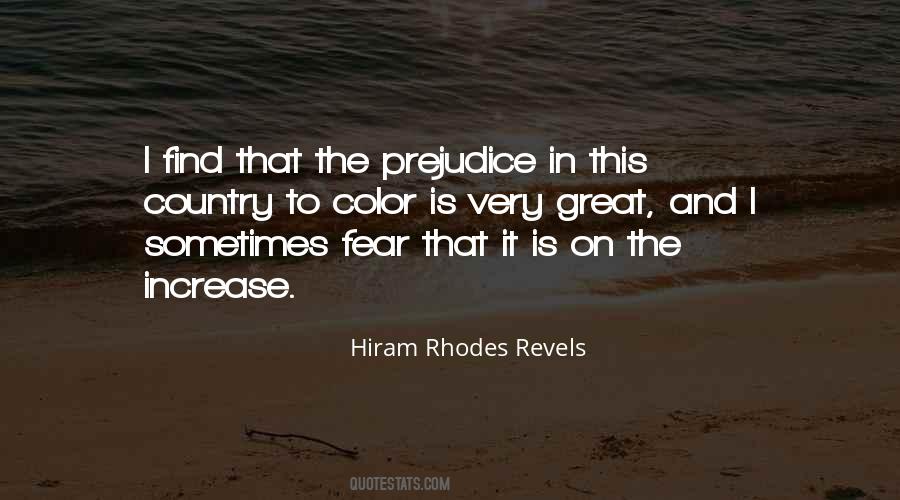 Hiram R Revels Quotes #152769
