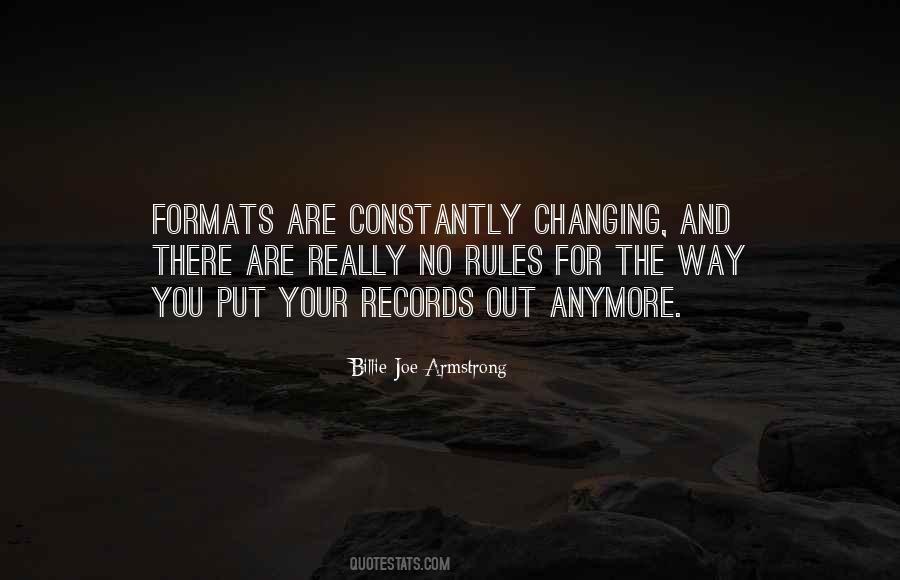 Quotes About Formats #938340