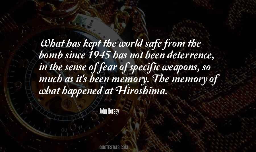 Hiroshima Bomb Quotes #1069200