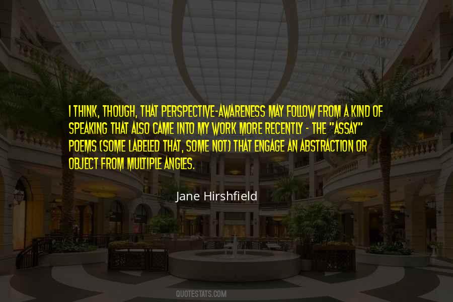 Hirshfield Quotes #896695