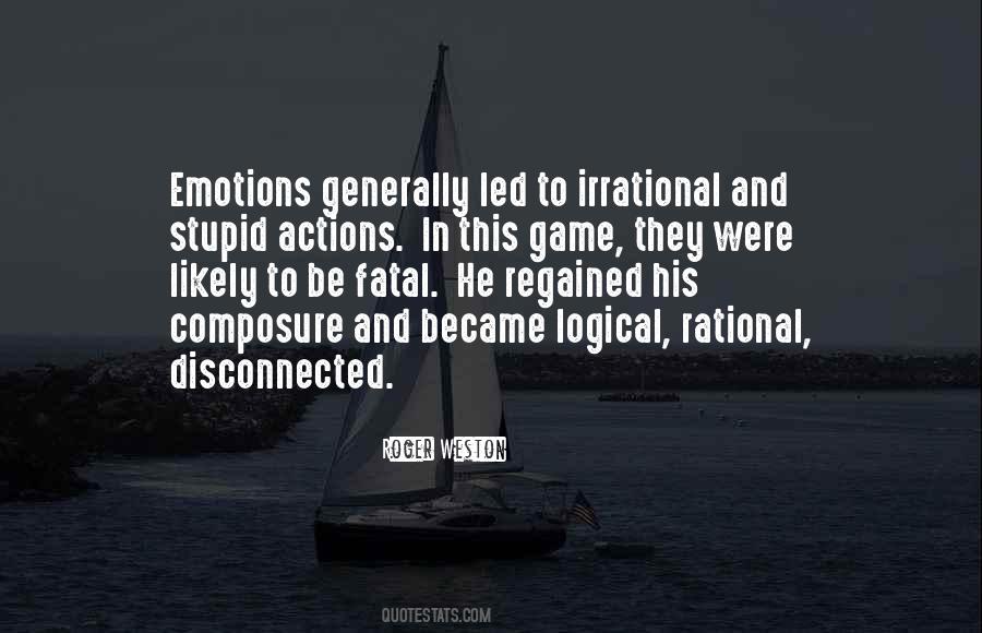 His Actions Quotes #10033