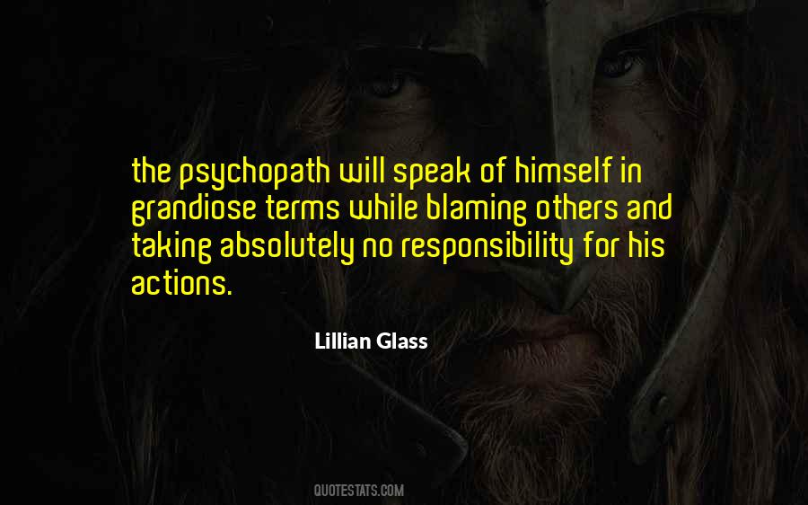 His Actions Quotes #1024226