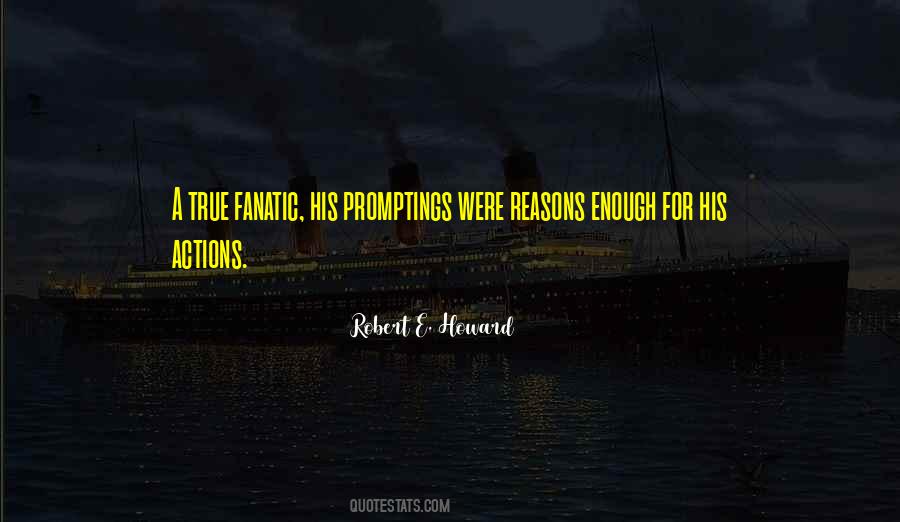 His Actions Quotes #1192516