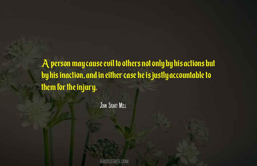 His Actions Quotes #1371490