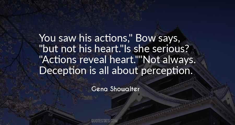 His Actions Quotes #216947 His Actions Quotes #216947