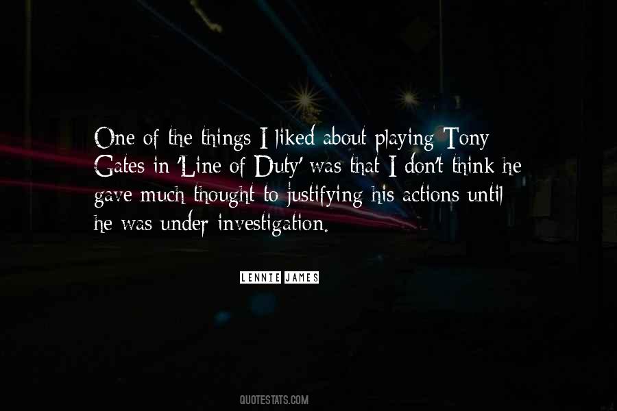 His Actions Quotes #97799 His Actions Quotes #97799