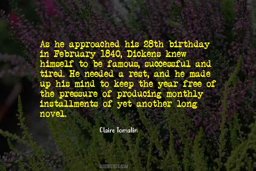 His Birthday Quotes #175652