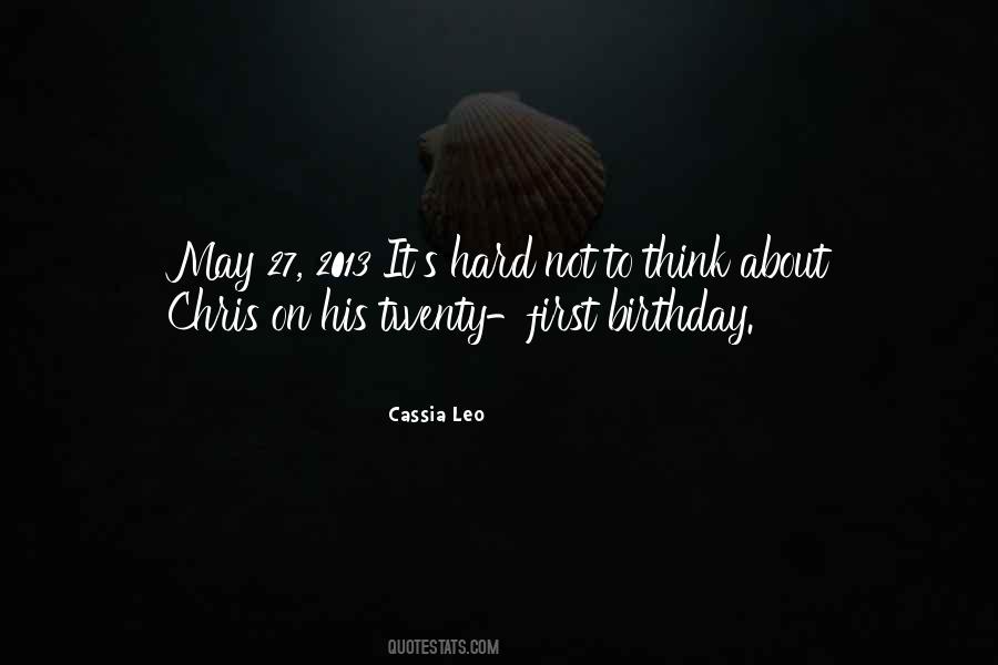 His Birthday Quotes #961149