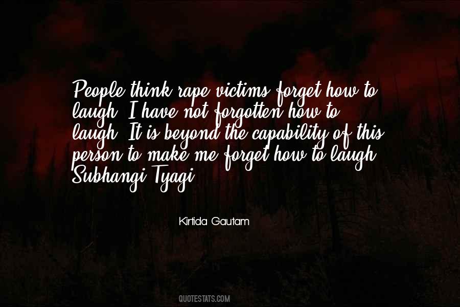 Quotes About Forgotten People #141442